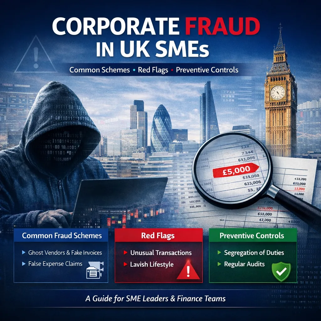 Corporate Fraud in UK SMEs: Common Schemes, Red Flags and Preventive Controls